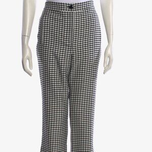 Veronica Beard  Houndstooth Print Wide Leg Pants Size 8